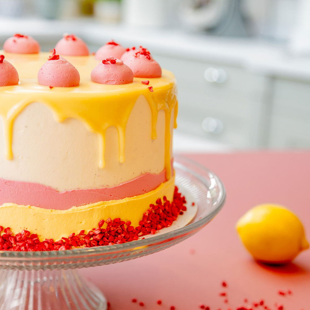 Lemon & Raspberry Cake - Image 7