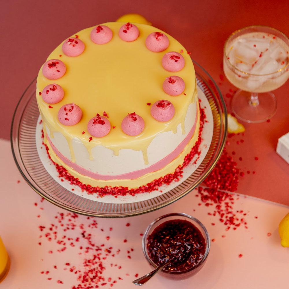 Lemon & Raspberry Cake - Image 4